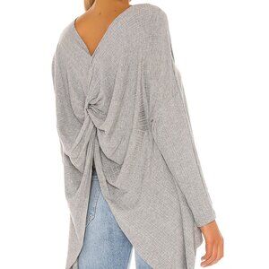 1 State Oversized Variegated Rib Knot Back…